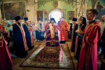 Фото дня – всенощное бдение в канун престольного праздника храма Иоанна Воина