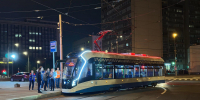 Первый трамвай "Львёнок" из новой поставки прибыл в Москву - MSKNovosti.Ru