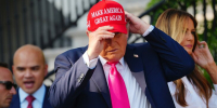 Трамп показал европейским лидерам свою коллекцию кепок в Белом доме - M24.Ru