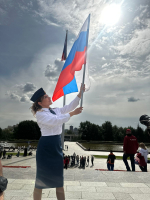 Сотрудники ГУФСИН России по г. Москве приняли участие во Всероссийской акции «Цвета Родины», посвященной празднованию Дня государственного флага РФ