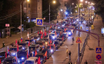 В столице прошел автопробег по Садовому кольцу в честь Дня Государственного флага России