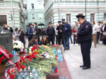 В день солидарности в борьбе с терроризмом, полицейские и общественник приняли участие в мероприятии