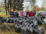 Ветераны на общегородском субботнике 18 октября