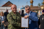Отряд «Невский» поздравил начальника штаба Моряка с Днем рождения