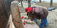 Ученики школы №1284 участвуют в сохранении памяти о Великой Отечественной войне. Фото: станица школы №1284 в социальных сетях - Красносельский район