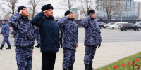 Столичные росгвардейцы в День Героев Отечества приняли участие в памятном возложении на Поклонной горе - Росгвардия