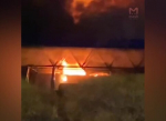 Рынок в Петербурге загорелся на площади 1 500 "квадратов"