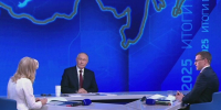 Путин назвал прямую линию лучшим социологическим срезом - M24.Ru