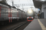 Электричка загорелась в Подмосковье, пассажиры эвакуированы