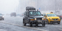 Сильный снегопад начался в Москве - M24.Ru