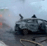 Легковой автомобиль сгорел после ДТП в Химках - M24.Ru