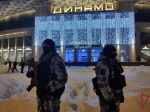 Безопасность хоккейного матча в Москве обеспечила Росгвардия