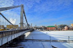 Самый большой объем работы выполнили на Крымском мосту, в районе Хамовники заменили свыше тысячи погонных метров деформационных швов. Фото: Анна Быкова, «Вечерняя Москва»