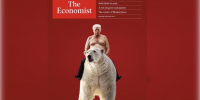 Economist опубликовал обложку с полуголым Трампом верхом на белом медведе - Вечерняя Москва