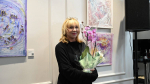 Актриса Елена Яковлева впервые представила свои картины на персональной выставке в пространстве «Покровка. Театр» в день своего юбилея