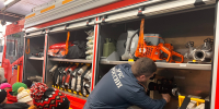 В 39-й пожарно-спасательной части Управления по СЗАО Главного управления МЧС России по г. Москве состоялось профилактическое мероприятие для учащихся четвертого класса одной из столичных школ. - Район Строгино