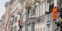 Стартовали работы по промывке фасадов зданий в Москве - Вечерняя Москва