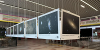40 тысяч пассажиров посетили выставку астрономических фотографий в терминале Аэроэкспресса в аэропорту Домодедово - Департамент транспорта