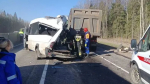 Девять человек пострадали в результате массового ДТП из пяти автомобилей в Ленобласти