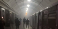 Станцию метро «Красные ворота» полностью заволокло дымом - Вечерняя Москва