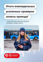 2 года проводим еженедельные усиленные проверки оплаты проезда в Москве