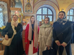 Учащиеся кафедры педагогики поклонились святыням Зачатьевского монастыря