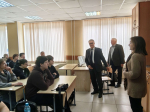 Встреча с ветераном пограничных войск  в преддверии 81-й годовщины Победы