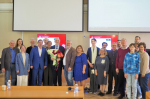 На фото: участники и гости защиты.
