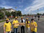 Московские справедливороссы приняли участие в Десятом Всероссийском полумарафоне