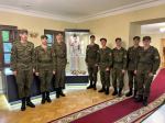 Обучающиеся Военного учебного центра посетили «Зал славы на Перекопской»