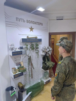 Обучающиеся Военного учебного центра посетили «Зал славы на Перекопской»