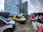 Последствия атаки БПЛА в деловом комплексе «Москва-Сити»