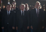 Председатель Государственной Думы Вячеслав Володин и Председатель Палаты представителей Национального собрания Республики Беларусь Игорь Сергеенко. Митинг-реквием, приуроченный к 85-й годовщине начала Великой Отечественной войны