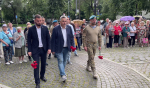 Ветеран боевых действий Владислав Гусев принял участие в памятном мероприятии у монумента маршалу Рокоссовскому на востоке столицы