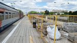 Ремонт пассажирских платформ начался на Павелецком вокзале