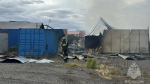 Складское помещение строительного магазина загорелось в подмосковных Химках