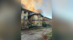 Жилой дом загорелся в подмосковном Серпухове