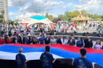 В Москве состоялся патриотический фестиваль, посвященный Дню Государственного флага России