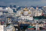 В праздник Собора Московских святых Святейший Патриарх Кирилл совершил Литургию в Храме Христа Спасителя