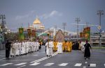 В праздник Собора Московских святых Святейший Патриарх Кирилл совершил Литургию в Храме Христа Спасителя